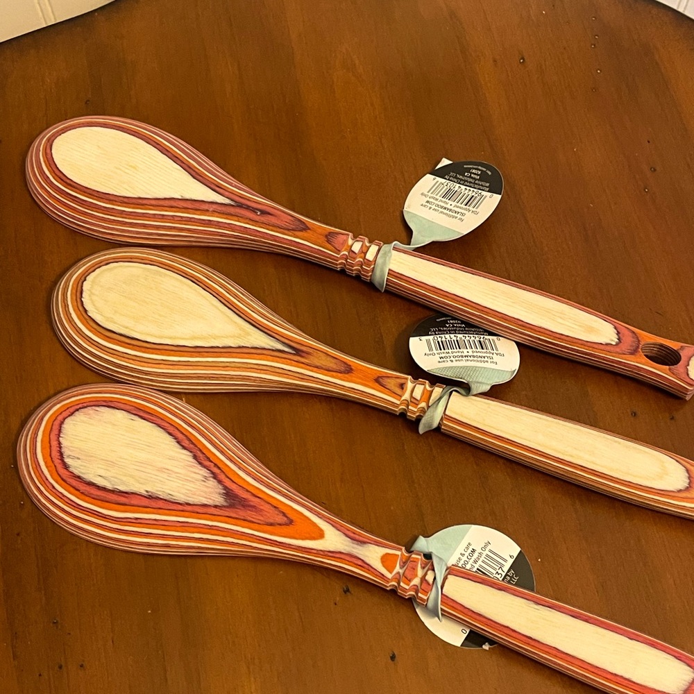 Island Bamboo‎ PAKKA hardwood spoons - Picture 4 of 5